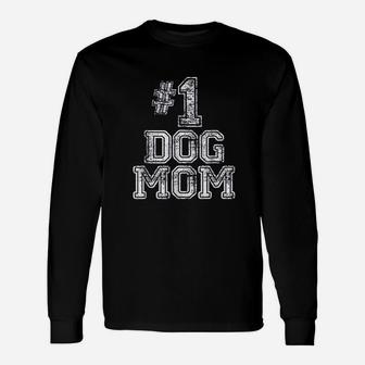 1 Dog Mom Long Sleeve T-Shirt - Seseable