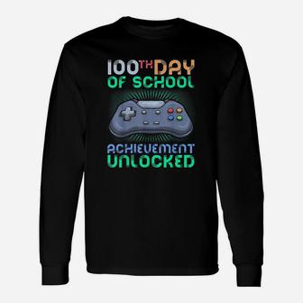 100th Day Of School Teachers Happy 100 Days Long Sleeve T-Shirt - Seseable
