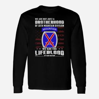 10th Mountain Division united States Long Sleeve T-Shirt - Seseable