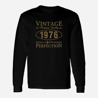 1976 Vintage Birth Year Long Sleeve T-Shirt - Seseable