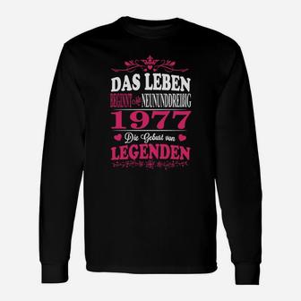 1977 Das Leben Legenden Langarmshirts - Seseable