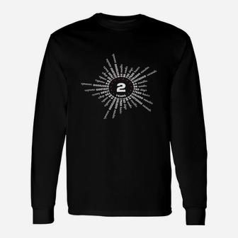 2nd Year Cotton Anniversary T-shirt For Her Or Him Long Sleeve T-Shirt - Seseable