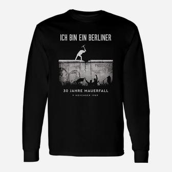 30 Jahre Mauerfall Fall Of The Berlin Wall 30th Anniversary Long Sleeve T-Shirt - Seseable