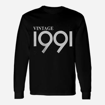 30th Birthday Vintage 1991 Long Sleeve T-Shirt - Seseable