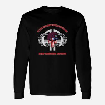 313th Military Intelligence Bn 82nd Airborne Division Long Sleeve T-Shirt - Seseable