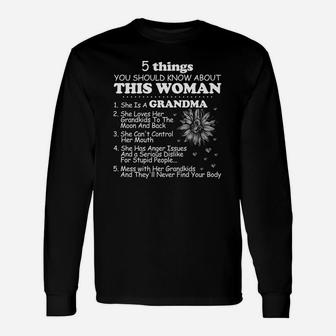 5 Things You Should Know About This Grandma Long Sleeve T-Shirt - Seseable