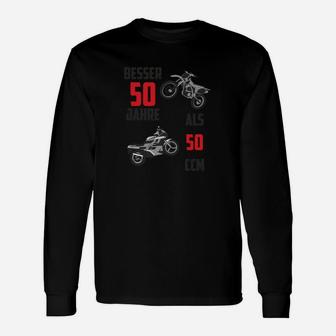 50 Geburtstag Biker Motorrad Langarmshirts - Seseable