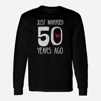 50th Wedding Anniversary For Couples Long Sleeve T-Shirt - Seseable