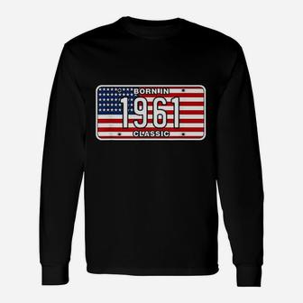 61 Year Old Vintage Born In 1961 61th Birthday Long Sleeve T-Shirt - Seseable