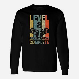 8 Anniversary Level 8 Complete 8th Wedding Anniversary Long Sleeve T-Shirt - Seseable