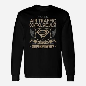 Air Traffic Control Specialist Long Sleeve T-Shirt - Seseable