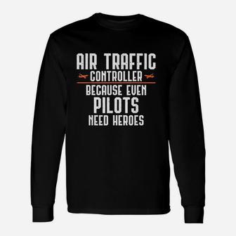 Air Traffic Controller Aviation Atc Mode Aircraft Long Sleeve T-Shirt - Seseable
