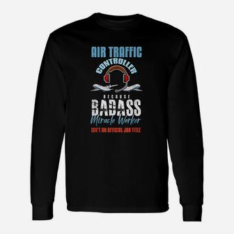 Air Traffic Controller Controlling Long Sleeve T-Shirt - Seseable