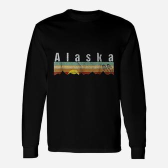 Alaska Hiking Vintage Alaska Long Sleeve T-Shirt - Seseable