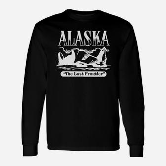 Alaska The Last Frontier Long Sleeve T-Shirt - Seseable