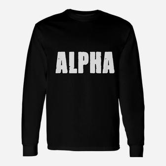 Alpha Gym Rabbit Workout Bodybuilding Fitness Long Sleeve T-Shirt - Seseable