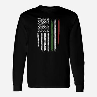 American Italian Roots Long Sleeve T-Shirt - Seseable
