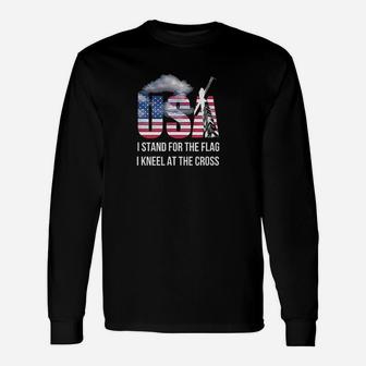 American Patriot Veteran Long Sleeve T-Shirt - Seseable