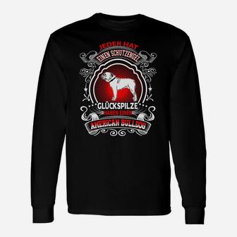 Amerikanische Bulldogge- Langarmshirts - Seseable