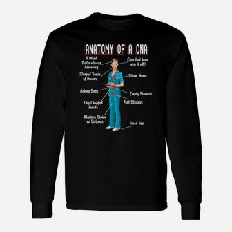 Anatomy Of A Cna Cna Shirt Long Sleeve T-Shirt - Seseable