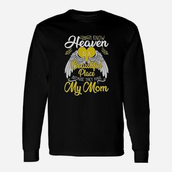 My Angels In Memory Of Parents In Heaven Long Sleeve T-Shirt - Seseable