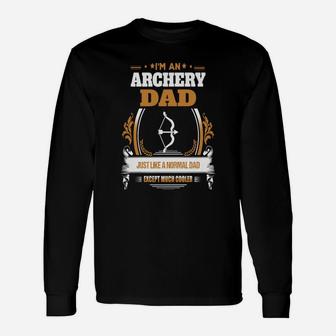 Archery Dad Shirt Idea Epicshirtsunlimited Efz Long Sleeve T-Shirt - Seseable