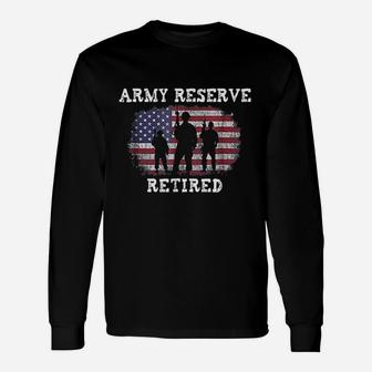 Army Reserve Retired Long Sleeve T-Shirt - Seseable