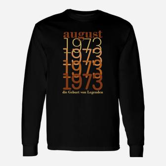 August 1973-die Geburt Von Legenden Langarmshirts - Seseable