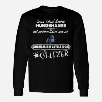 Austritt Rinderhund Glitzer Langarmshirts - Seseable