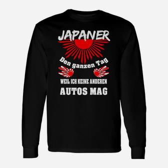 Auto Japaner Ganzen Tag Langarmshirts - Seseable