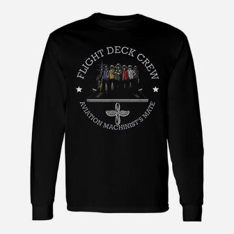 Aviation Machinists Mate Ad Navy Aircraft Carrier Ad Long Sleeve T-Shirt - Seseable