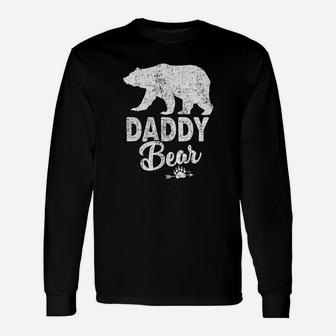 Bamys Daddy Bear Fathers Day Long Sleeve T-Shirt - Seseable