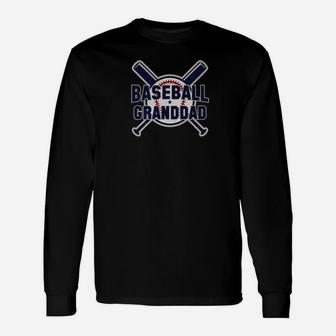 Baseball Granddad Fathers Day For Softball Grandpa Premium Long Sleeve T-Shirt - Seseable