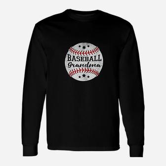 Baseball Grandma Vintage Retro Long Sleeve T-Shirt - Seseable
