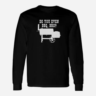 Bbq Pit Smoking Father Grill Pitmaster Dad Long Sleeve T-Shirt - Seseable