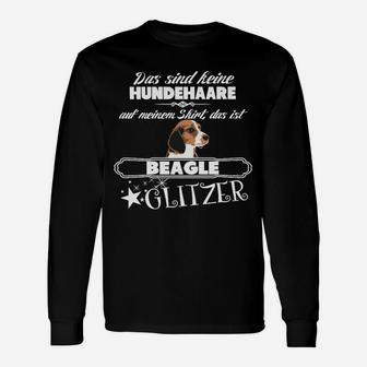 Beagle Glitzer Langarmshirts für Hundeliebhaber mit Spruch - Seseable