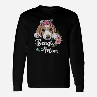 Beagle Mom Dog Mom Long Sleeve T-Shirt - Seseable