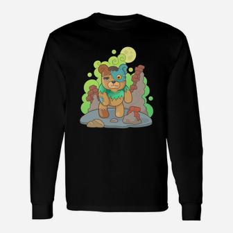 Bear Frankenstein Shirts Long Sleeve T-Shirt - Seseable