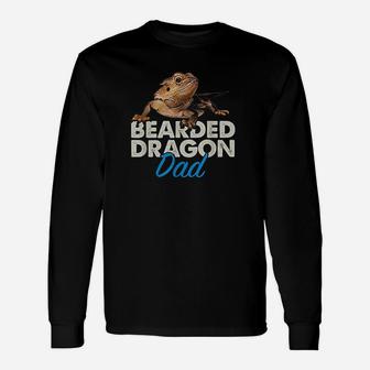 Bearded Dragon Dad Pet Reptile Lizard Owner Long Sleeve T-Shirt - Seseable