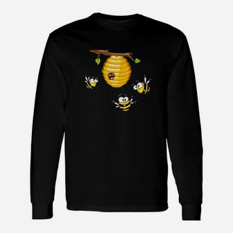 Beehive Costume Honey For Christmas Group Costume Long Sleeve T-Shirt - Seseable