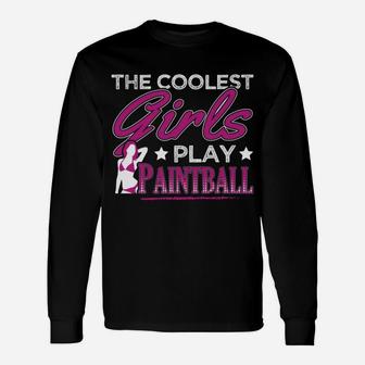 Begrenzte Coolste Mädchen Paintball Langarmshirts - Seseable