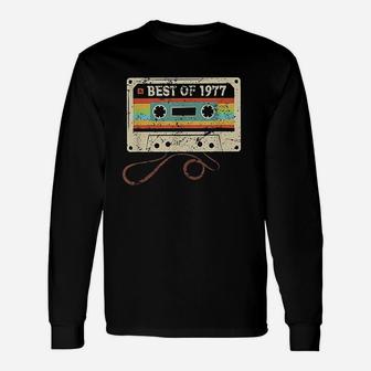Best Of 1977 Vintage Long Sleeve T-Shirt - Seseable