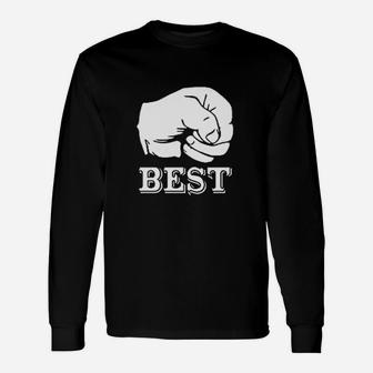 Best Buds Father And Son Matching Long Sleeve T-Shirt - Seseable