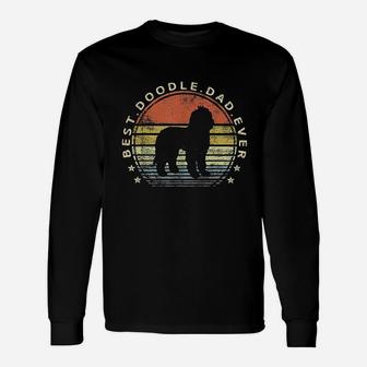 Best Doodle Dad Dog Lover Owner Labradoodle Goldendoodle Long Sleeve T-Shirt | Seseable CA