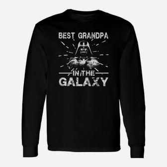 Best Grandpa In The Galaxy Long Sleeve T-Shirt - Seseable