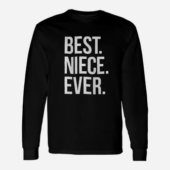 Best Niece Ever Relative Aunt Uncle Youth Long Sleeve T-Shirt - Seseable