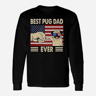 Best Pug Dad Evers Long Sleeve T-Shirt - Seseable