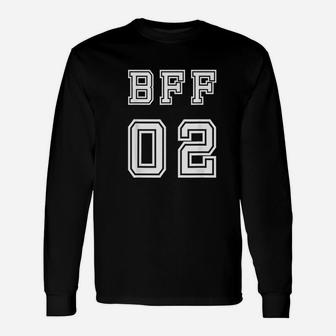 Bff 02 For Bestie Sisters Girls Friendship Long Sleeve T-Shirt - Seseable