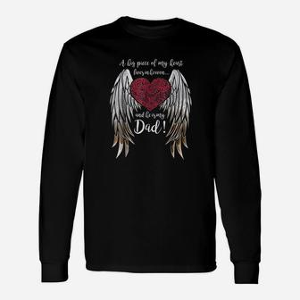 A Big Piece Of My Heart Lives In Heaven He Is My Dad Long Sleeve T-Shirt - Seseable