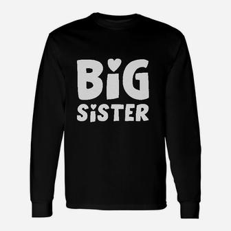 Big Sister Elder Sibling Idea Long Sleeve T-Shirt - Seseable